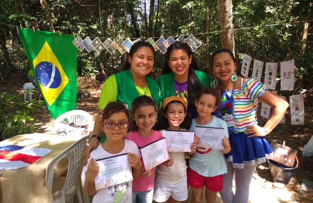 IA+ promove atividade para crianças na Virada Sustentável Manaus 2018